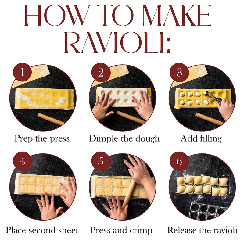 Bellemain Ravioli Maker Press | Pelmeni Mold, Pierogi Press, Potsticker