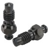 2Pcs Disc Brake Bleeder Screw Titanium Alloy M6 Rust Resistance