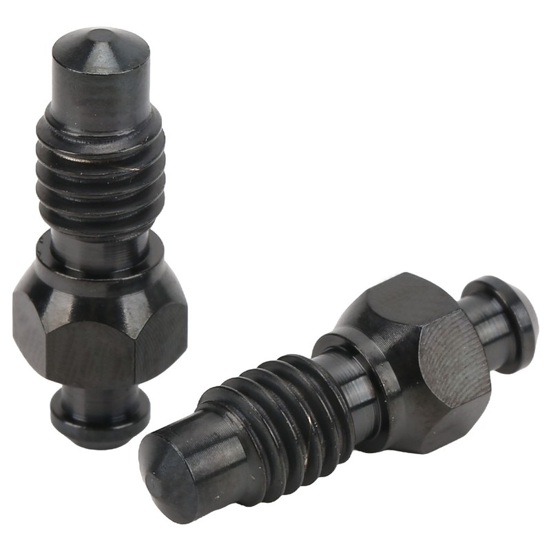 2Pcs Disc Brake Bleeder Screw Titanium Alloy M6 Rust Resistance