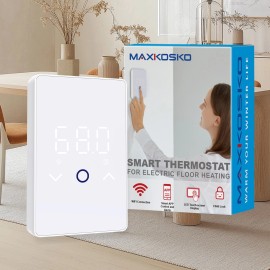 MAXKOSKO WiFi Smart Thermostat for Electric Floor Warming System