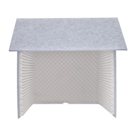 Desktop Soundproof Cover, Portable Vocal Recording Booth Isolation Booth Small Music Recording Studio Vocal Sound Absorbing Shield Sound Proof Foam Panels for Offices,Home,Recording Studios (Gray)