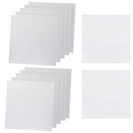 12Pcs 10x10cm/4x4 inch White Blank Cotton Mini Canvas Panels Square Flat Canvas Board Portable Small Art Canvas Panels for Acrylics Oil Watercolor Painting