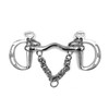 Equine Smile ES0068 Kimblewick Spring Bit Rigid Bar with Slots