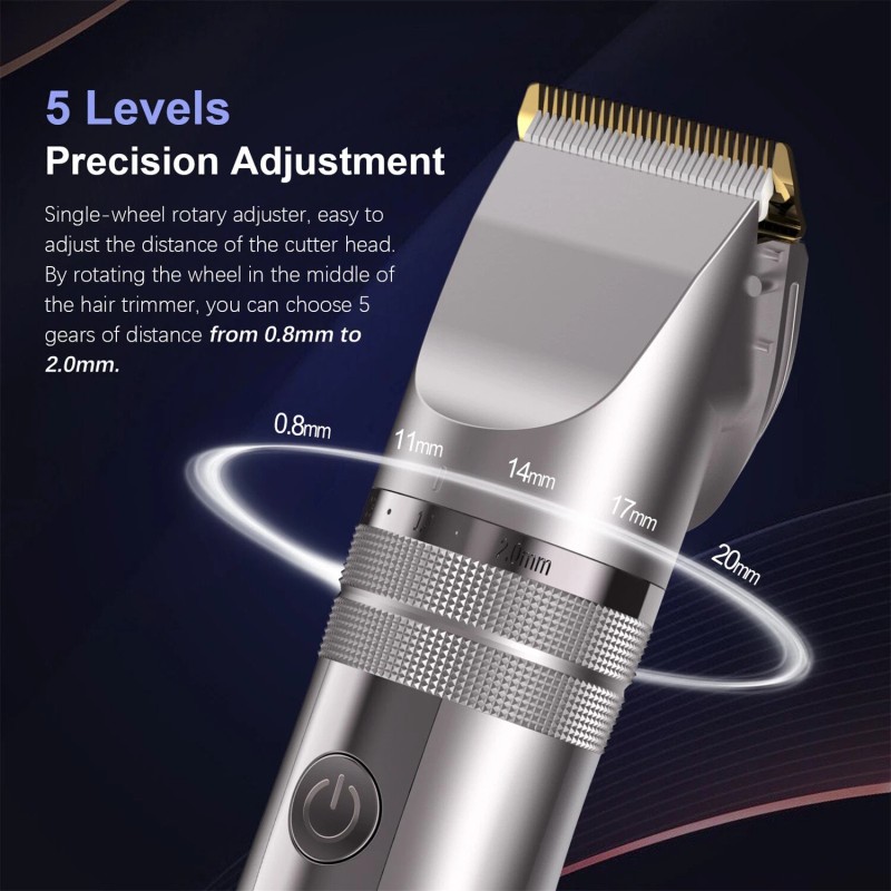 Sejoy Rechargeable Hair Clippers Cordless Trimmer Shaving Machine Cutting Barber