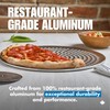 Norjac Pizza Pan with Holes, 10 Inch 2 Pack, Aluminum