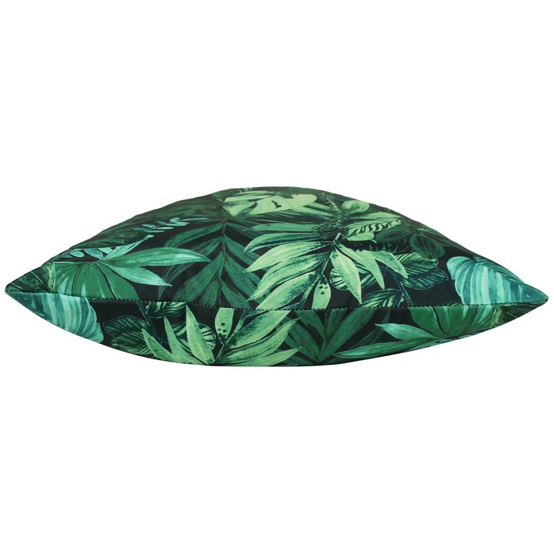 furn. Psychedelic Jungle Cushion Cover, Green