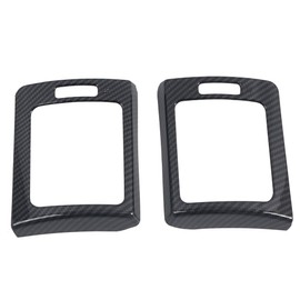 HIGH FLYING for Subaru WRX, STi 2015-2021, XV Crosstrek 13-17 Car Accessories Dashboard Console Side A/C Air Vent Cover Trim Carbon Fiber Grain ABS 2pcs