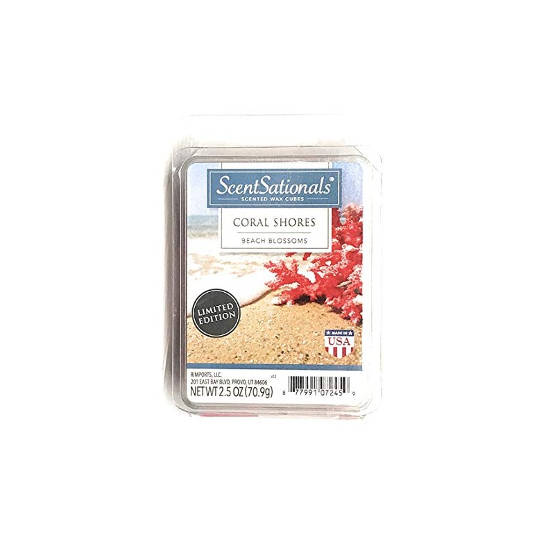 Scentsationals Scented Wax Cubes (2.5 oz, Coral Shores)