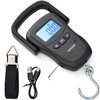 KINGON Rechargeable Luggage Scale, Digital Portable Bag Scale for Travel,