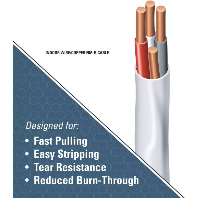 Southwire 14/3 NM-B x 15' Southwire "Romex®" Electrical Cable