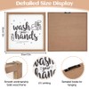 Bathroom Signs Decor, Wash Your Hands Wood Decorative, Funny Wall