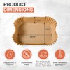 ANSIO Air Fryer Paper Liners - 200 PCS Rectangle Disposable