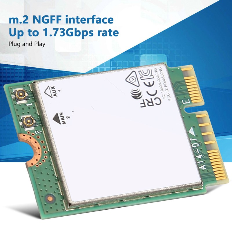 Network Card Module 1550i 9560NGW Dual Band 1.73Gbps Wireless BT5.0