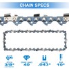 AAAQQ 10 Inch Pole Saw Chain for SKIL PS4561C-10 PWR