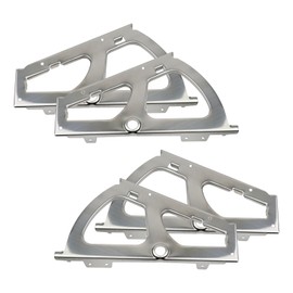 Coshar 4Pcs 1 Layers Shoes Drawer Hinges Stainless Steel Fan Shape Shoe Cabinet Rack Flip Frame Replacement Fittings Furniture Parts Hardware, Silver