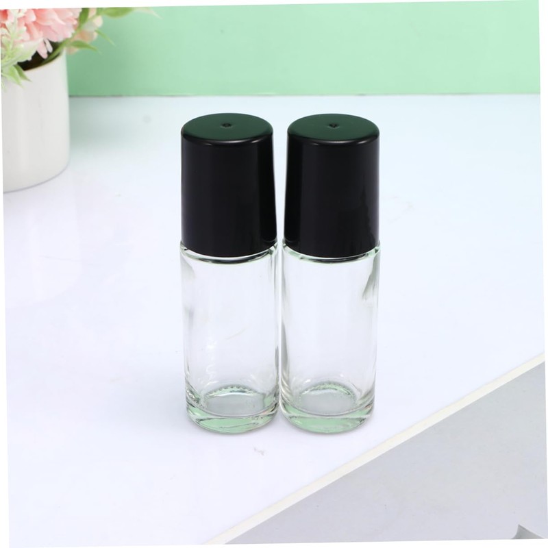 SAFIGLE 4Pcs Portable Roll Bottle Leak Empty Essential Oil Container