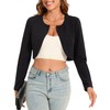 Hobrounn Women's Bolero Long Sleeve Cardigan Elegant Festive Shoulder Jacket,