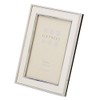 Sixtrees 2-103-46 Abbey White Polished Silver photo frame with lacquered