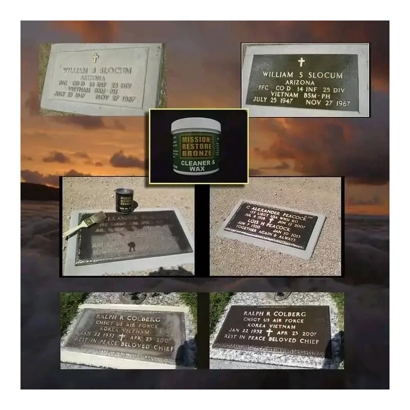 Refinish your Bronze Statues and grave markers protective Clear Bronze