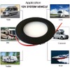 12V LED Interior Light, 3W Round Recessed Warm White Spot