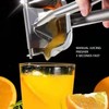 Hand Juicer 304 Stainless Steel Ergonomic Detachable Effort Saving Citrus