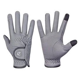 eGlove eQUEST GripPro Winter Edition - Thermal Lined Horse Riding Gloves - Touchscreen Friendly! (XX-Large, Grey)