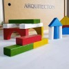 CASTILLO DIDÁCTICO Juego De Arquitectón, Bloques Madera Juego Didáctico Niños