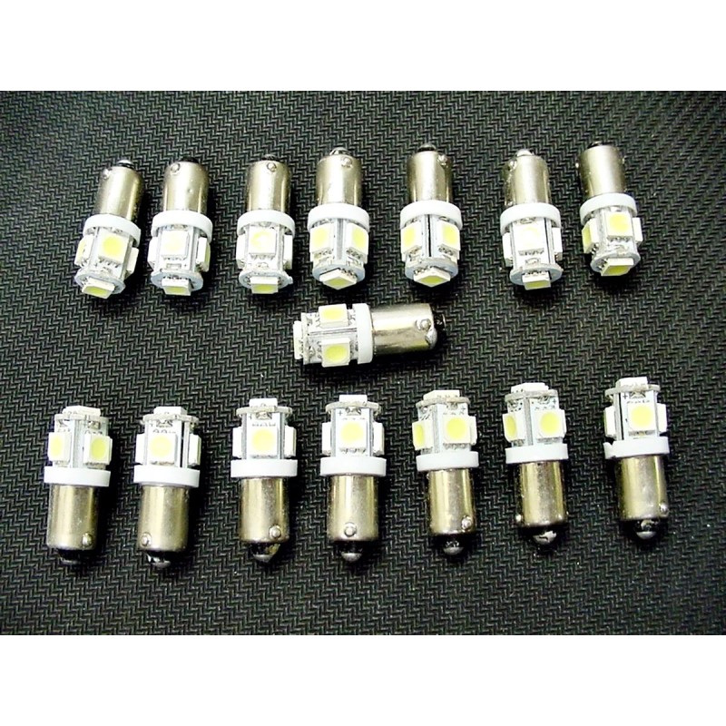 Lumiglow 15 COOL White 5 LED Instrument Panel Dashboard Lights