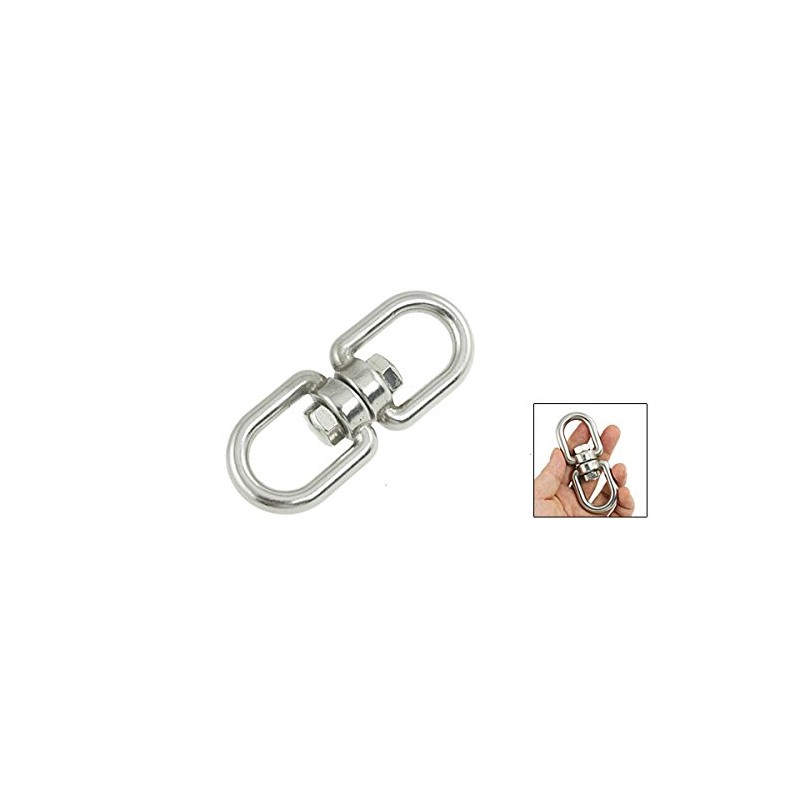 Marine Mooring 1/4" Eye to Eye Swivel 304 Stainless Steel