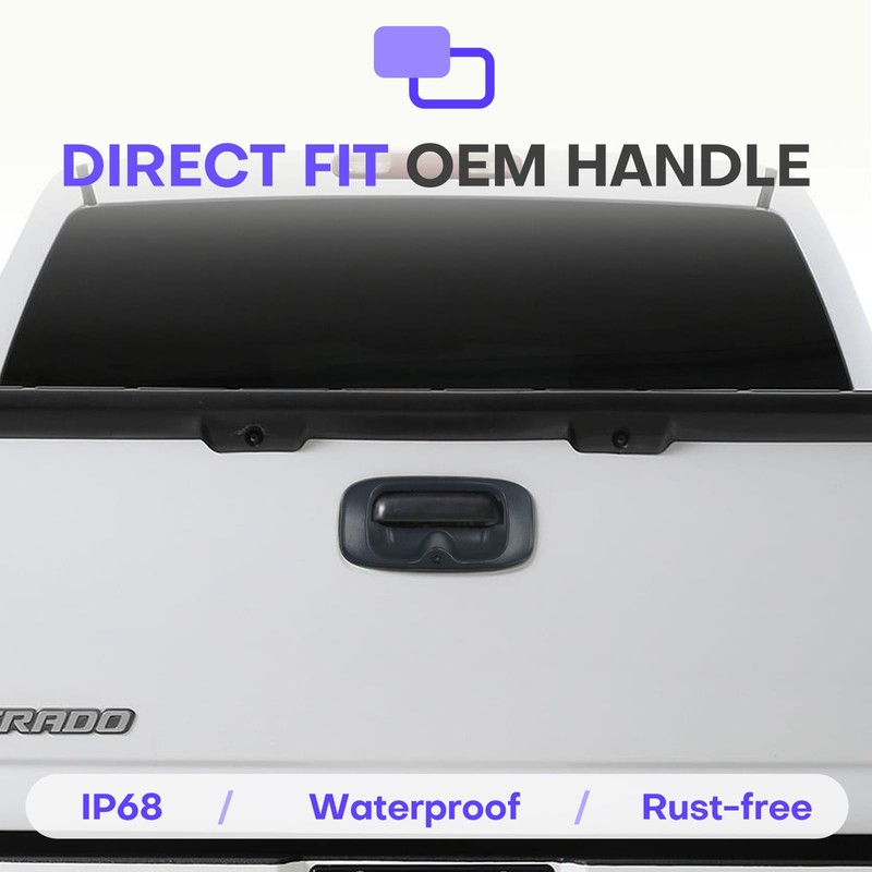 Tailgate Handle Backup Camera for GMC Silverado 1999-2006 | Rear