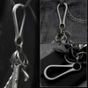 KCFEV Titanium Carabiner Keyring Clip, Minimalist Key Ring, Key Clip,
