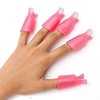 10pc Professional Plastic Nail Art Soak Off Cap Clip Gel