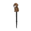 LED Solar Garden Light Puppy Dog Statue Welcome Lamp Solar