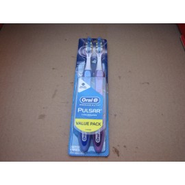 Oral-B Pro-Health Pulsar Electric Toothbrush with Soft Bristles 2 ct