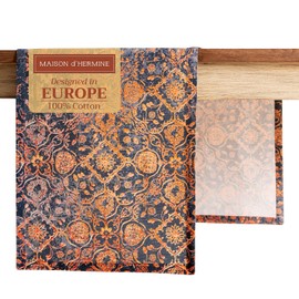 Maison d' Hermine - Camino de mesa 100% algodón de una sola capa, 72 pulgadas de largo para decoraciones de Acción de Gracias, Navidad, hogar, cocina, comedor, fiesta, boda (imperfección, 14.5 x 72