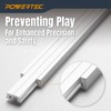 POWERTEC 32" Miter T Track w/T-Bar for Table Saw, Router