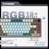 YUNZII B75 PRO Wireless Mechanical Keyboard,75% Layout with Knob,Hot Swap