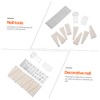 DECHOUS 1 Set Nail Art Stamping Set Small Transparent Stamper
