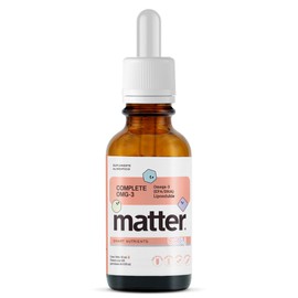 Matter Complete OMG-3 Baby, Omega 3 Niños - Bebé en Gotas con DHA y EPA de Microalgas life's®, ALA de Chía y Vitamina E Natural, Apoyo al Neurodesarro