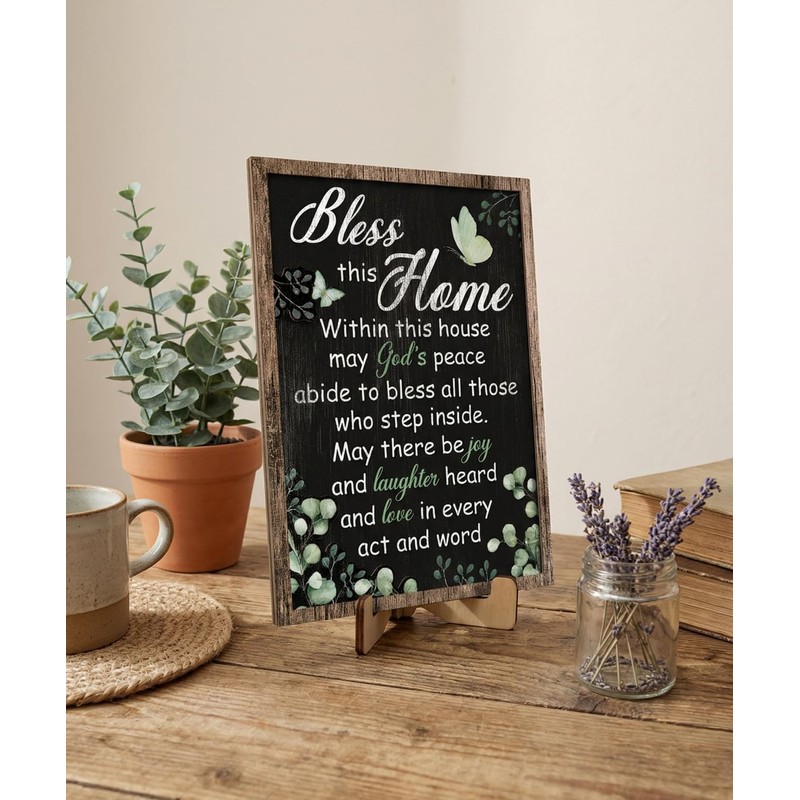 Welcome Home Sign - Bless This Home Within This House,