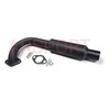 ARSPORT Low profile Exhaust Muffler solid piece pipe Compatible with