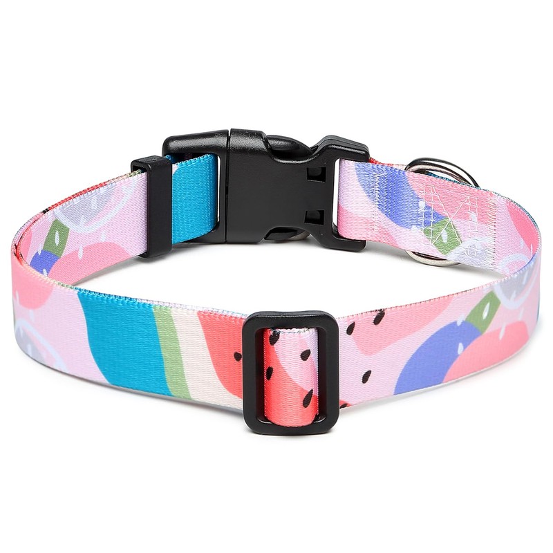 Mercano Adjustable Dog Collar - Special Design Patterns, Soft Nylon