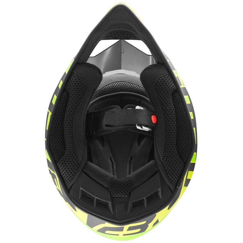 Bogotto V332 Unit Motocross Helmet (Yellow, L)