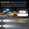 BUNKER INDUST 7" Inch Flood LED Light Pods,Pair Flush Mount