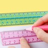 2 PCS Folding Ruler, 30cm Foldable Ruler Clear Ruler 15cm