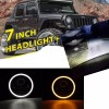 CHUSYYRAY For 2003-2007 Jeep Liberty PAIR DOT 7" Inch LED