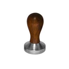 Scarlet Espresso Barista Coffee Tamper With An Ergonomic Handle of Wood and giving it a lovely Classic Stainless Steel Base 53MM Sandelholz - Dunkelbraun