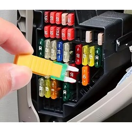 Car Fuse Set, 60 Mins Size 2A, 3A, 5A, 7.5A, 10A, 15A, 20A, 30A, 35A, 40A Assortment with Storage Box, Car Blade Fuse Car Fuse Set, Mixed (Min-60 Pieces)