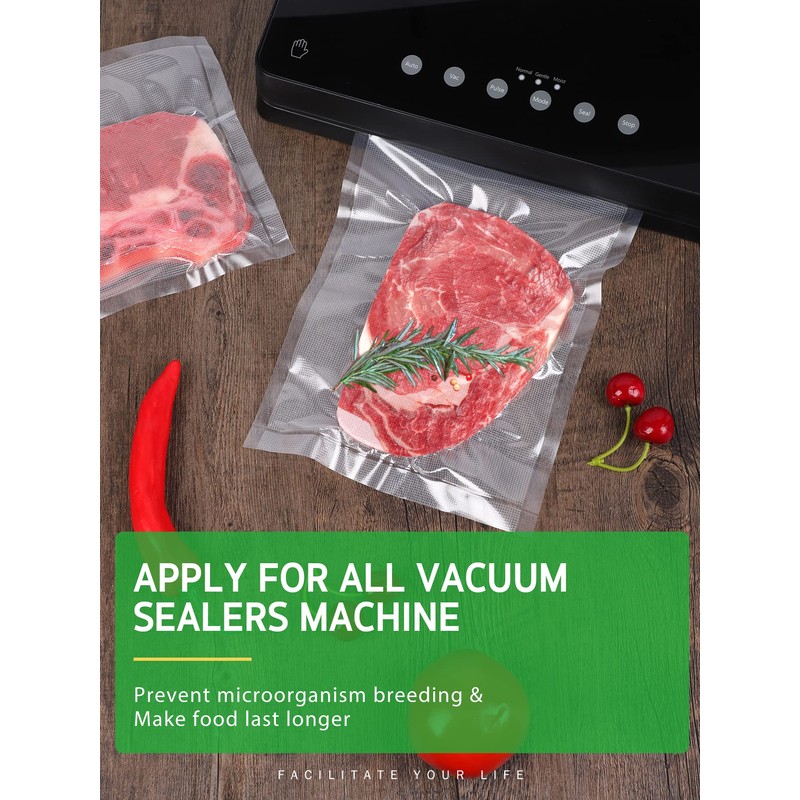 Syntus Vacuum Sealer Bags, 2 Pack 1 Roll 11" x