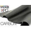 VViViD XPO Black Carbon Fiber Car Wrap Vinyl Roll Featuring